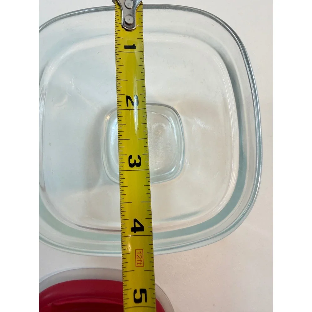 Rubbermaid Glass Food Storage Containers 1.5 Cup 7N61 Easy Find Lids Set Of 2